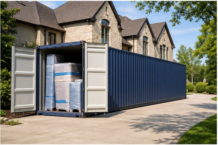 40FT Standard for residential moving and relocation container purchase