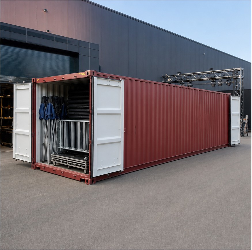40FT Standard for event media and temporary project storage