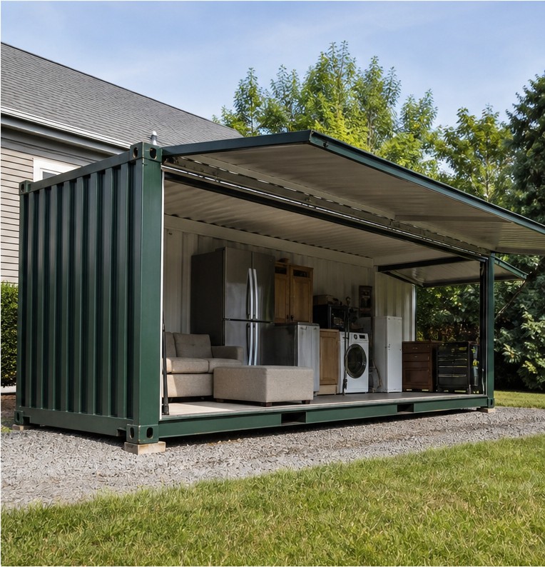 Custom Modified for home renovation and restoration storage